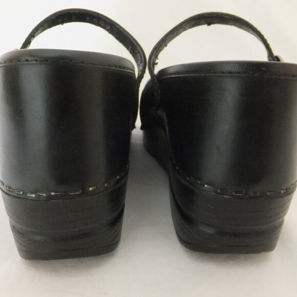 Dansko Shoes EU 38 US 7.5-8 Black Mary Janes Marcelle Leather - Picture 6 of 9